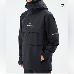 Montec Dune anorak shell snowboard / ski jacket - black
